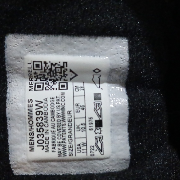 NWOT Merrell Men's Brown Hiking Shoes - Picture 7 of 11